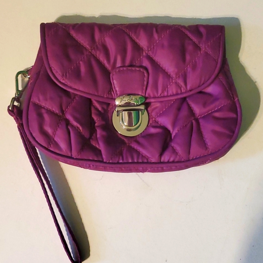 Vera Bradley purple wristlet